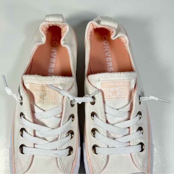 Converse All Star Shoreline Cinch Back White Blush Pink Shoes Sneakers Women’s 8 - Picture 13 of 16